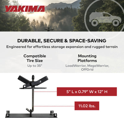 Yakima Release Spare Carrier for LoadWarrior, MegaWarrior, or OffGrid (Open Box) - VMInnovations