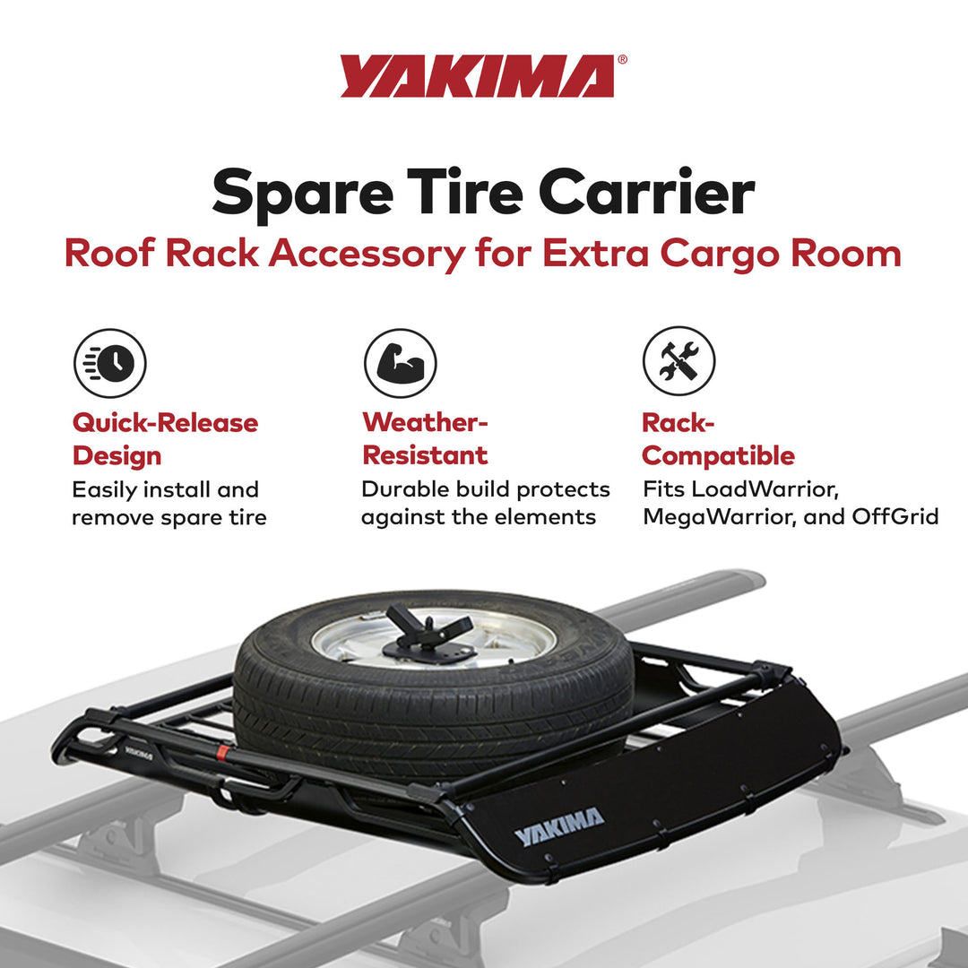 Yakima Release Spare Carrier for LoadWarrior, MegaWarrior, or OffGrid (Open Box)