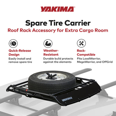 Yakima Release Spare Carrier for LoadWarrior, MegaWarrior, or OffGrid (Open Box) - VMInnovations
