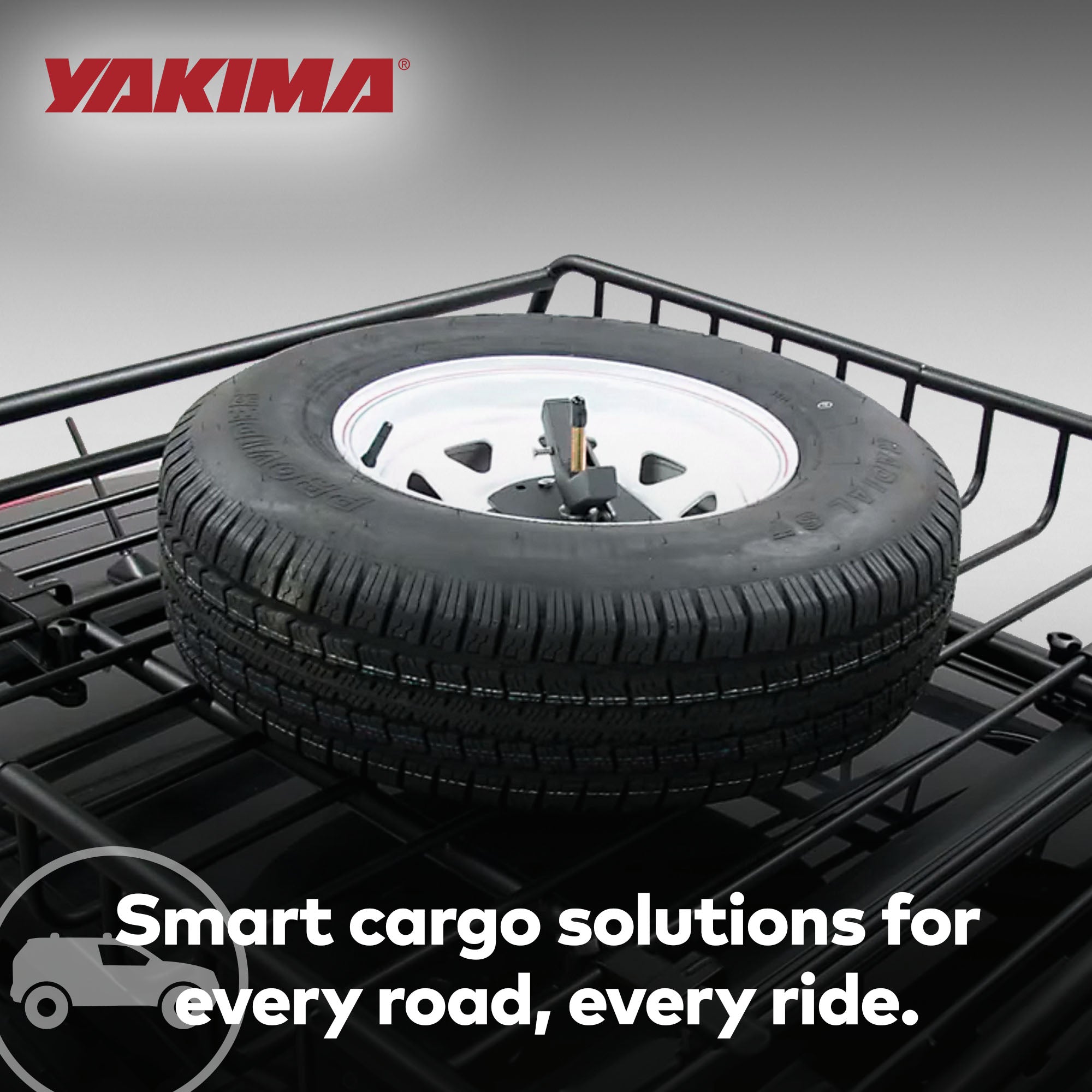 Yakima Quick Release Spare Tire Carrier for LoadWarrior, MegaWarrior, or OffGrid - VMInnovations