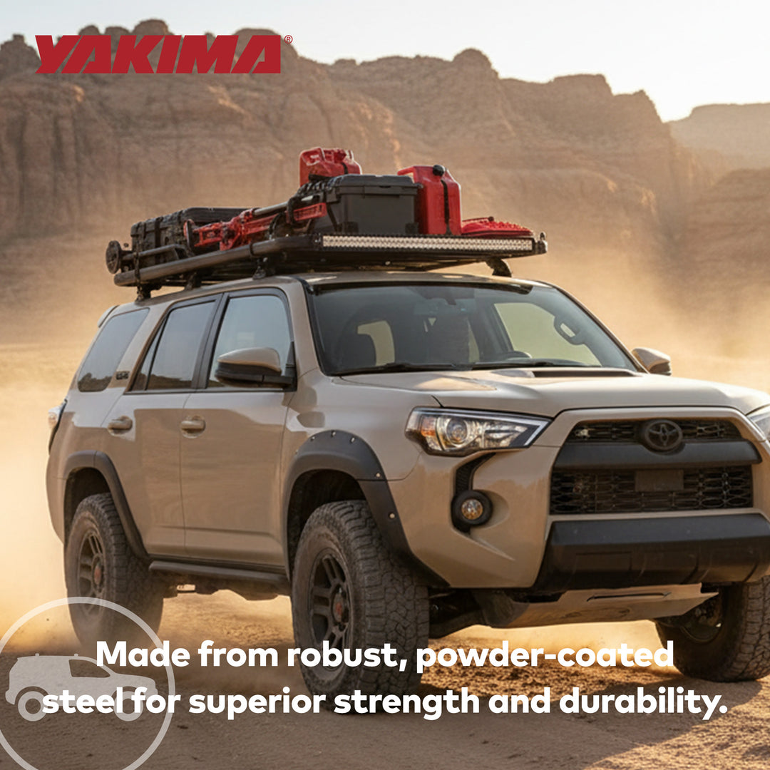 Yakima Hi-Lift Jack Bracket Secures One Hi-Lift Jack For Any Warrior Basket, Red