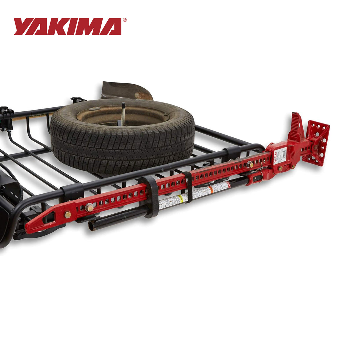 Yakima Hi-Lift Jack Bracket Secures One Hi-Lift Jack For Any Warrior Basket, Red