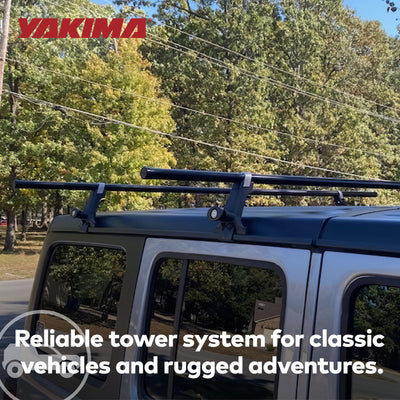 Yakima 1A Raingutter Roof Rack Towers for Vehicles, Compatible w/Yakima Roundbar - VMInnovations