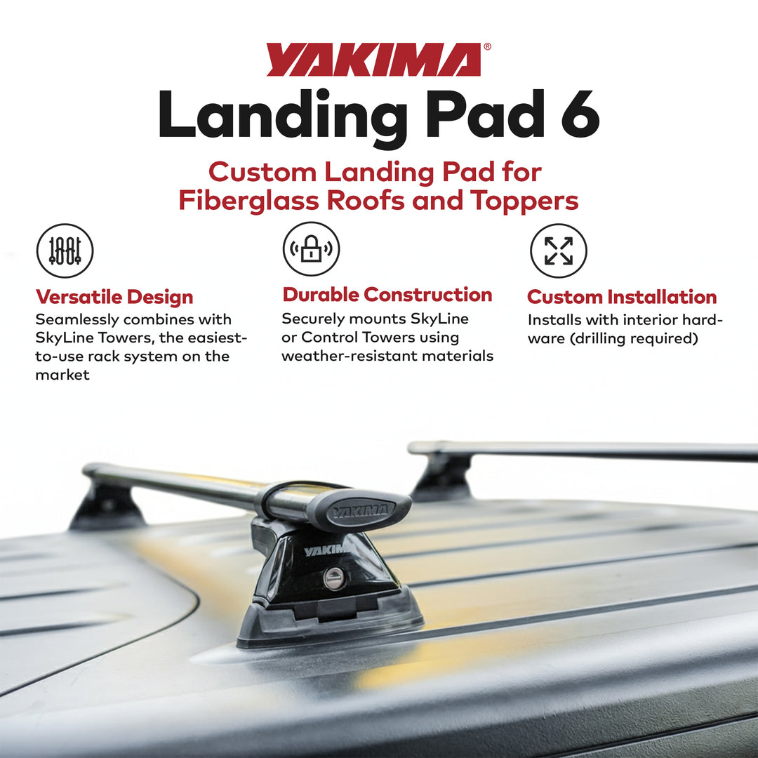 YAKIMA Landing Pad Mounting Accessory Compatible with SkyLine or Control Towers - VMInnovations