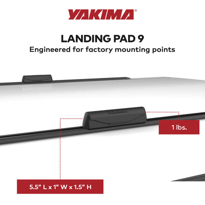 YAKIMA Landing Pad 9, Fixed Point Roof Mounts 03-11 Honda Element 2PK (Open Box) - VMInnovations