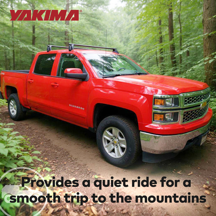 Yakima RoundBar Medium 58” Steel Roof Rack System Crossbars, Set of 2 (Open Box)