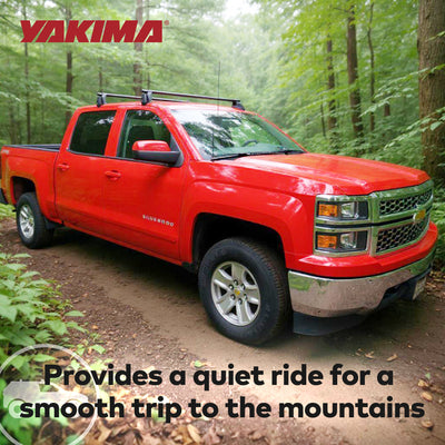 Yakima RoundBar Medium 58” Steel Roof Rack System Crossbars, Set of 2 (Open Box) - VMInnovations
