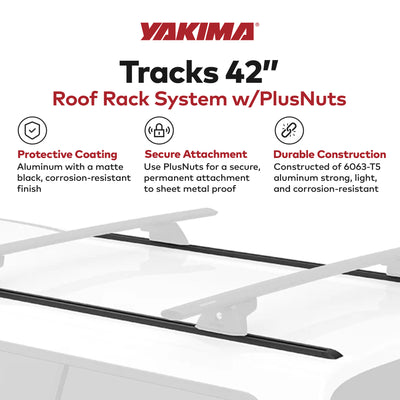 Yakima 42 in. Roof Rack System w/PlusNuts, Compatible w/StreamLine Towers (Used)
