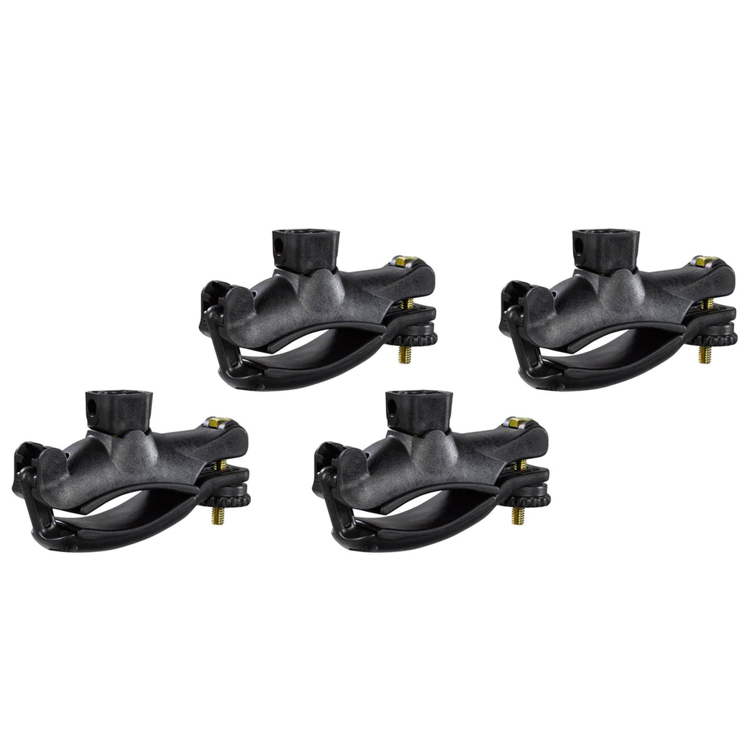 Yakima Universal MightyMount Mounts Aero or Factory Crossbars, Black, Set of 4 - VMInnovations