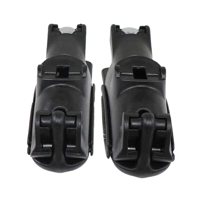 Yakima Universal MightyMount Mounts Aero or Factory Crossbars, Black, Set of 4 - VMInnovations