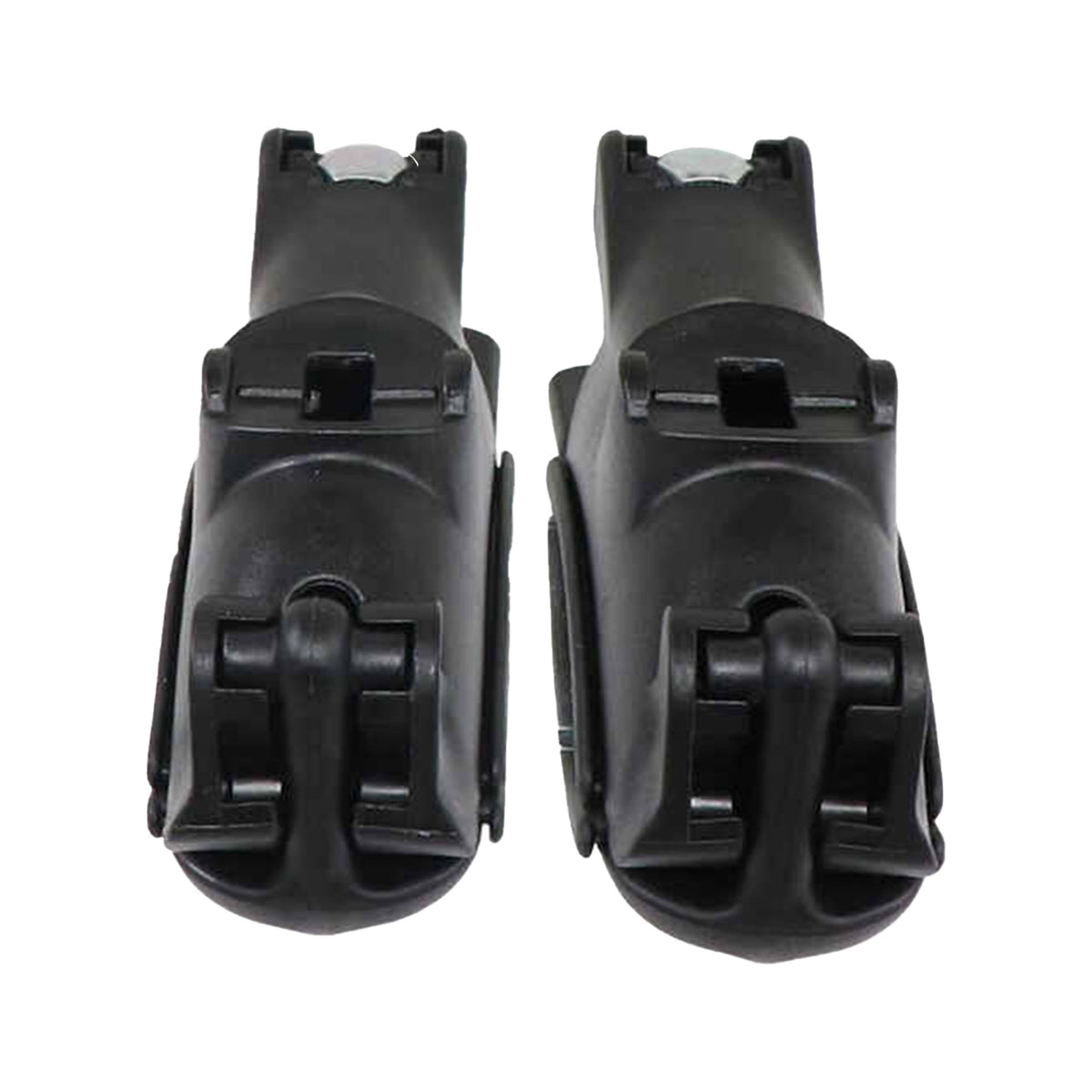 Yakima Universal MightyMount Mounts Aero or Factory Crossbars, Black, Set of 4 - VMInnovations