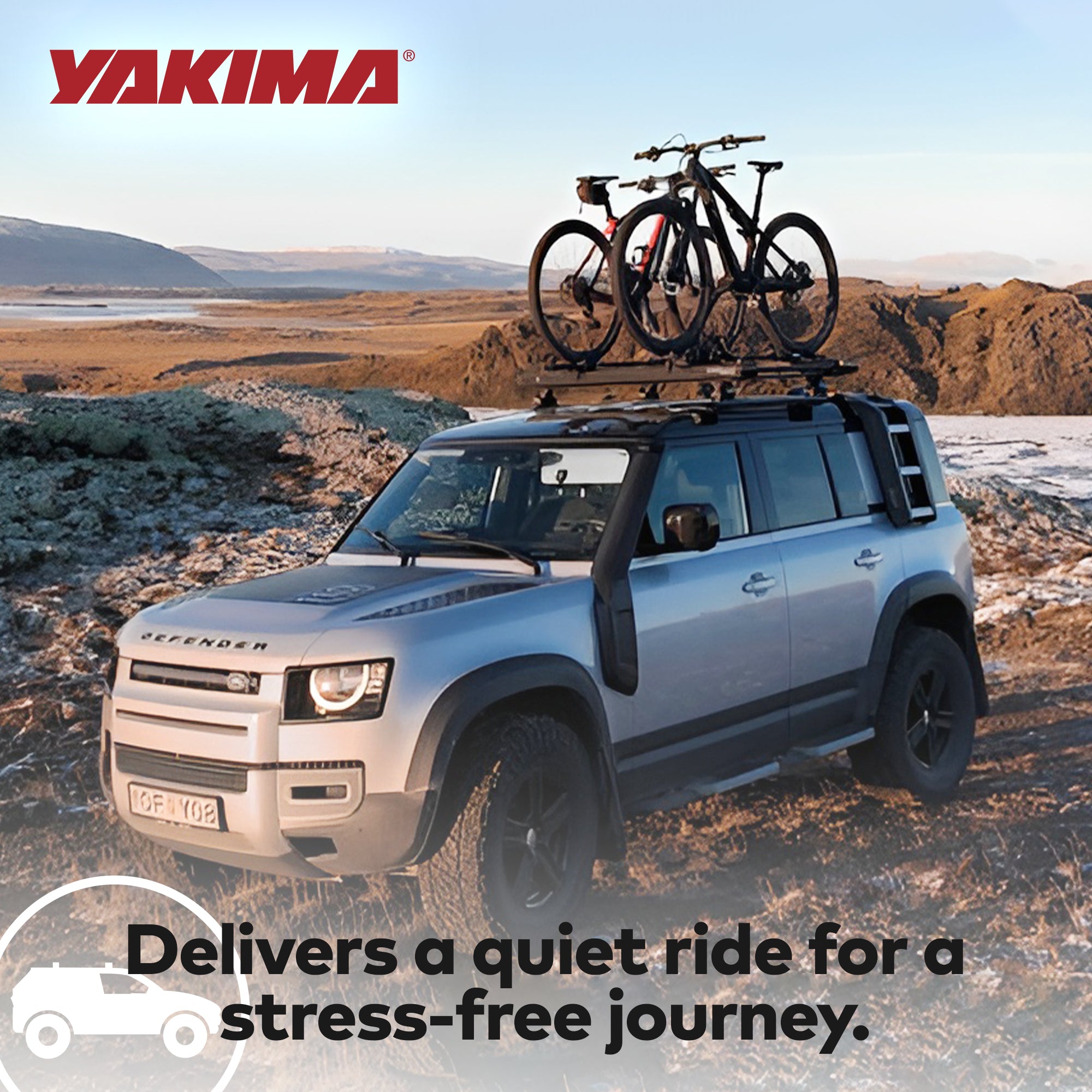 YAKIMA Pad 11, Fixed Point Mounts for Select Sedan/Crossover SUVs(Open Box) - VMInnovations