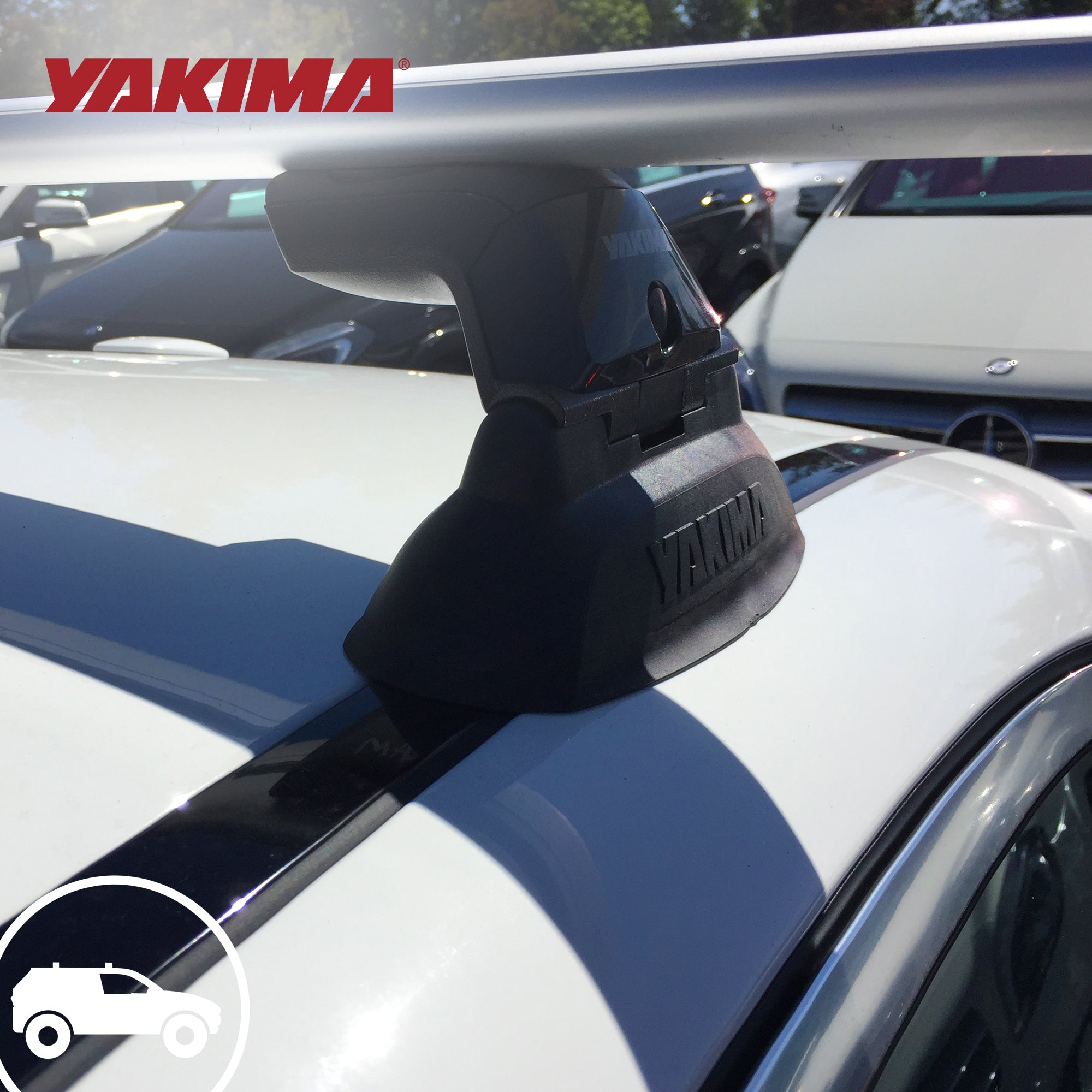 YAKIMA Pad 11, Fixed Point Mounts for Select Sedan/Crossover SUVs(Open Box) - VMInnovations
