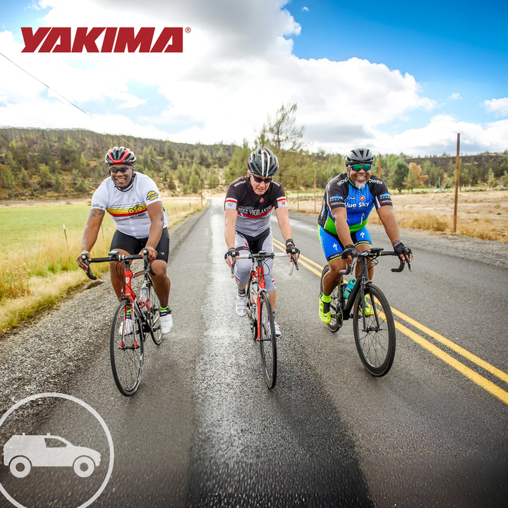 Yakima 54" Tracks w/ CapNuts, Custom Install Roof Rack Systems, Black (Open Box)