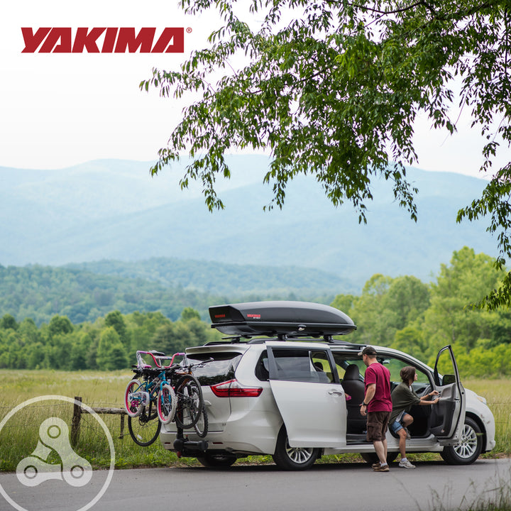 Yakima FullSwing Premium Swing-Away Bike Rack with ZipStrips, Universal Fit