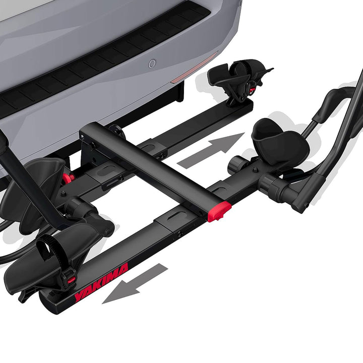 Yakima HoldUp 2 Bike Capacity 1.25" Hitch Bicycle Bike Rack w/SKS Locks, Black