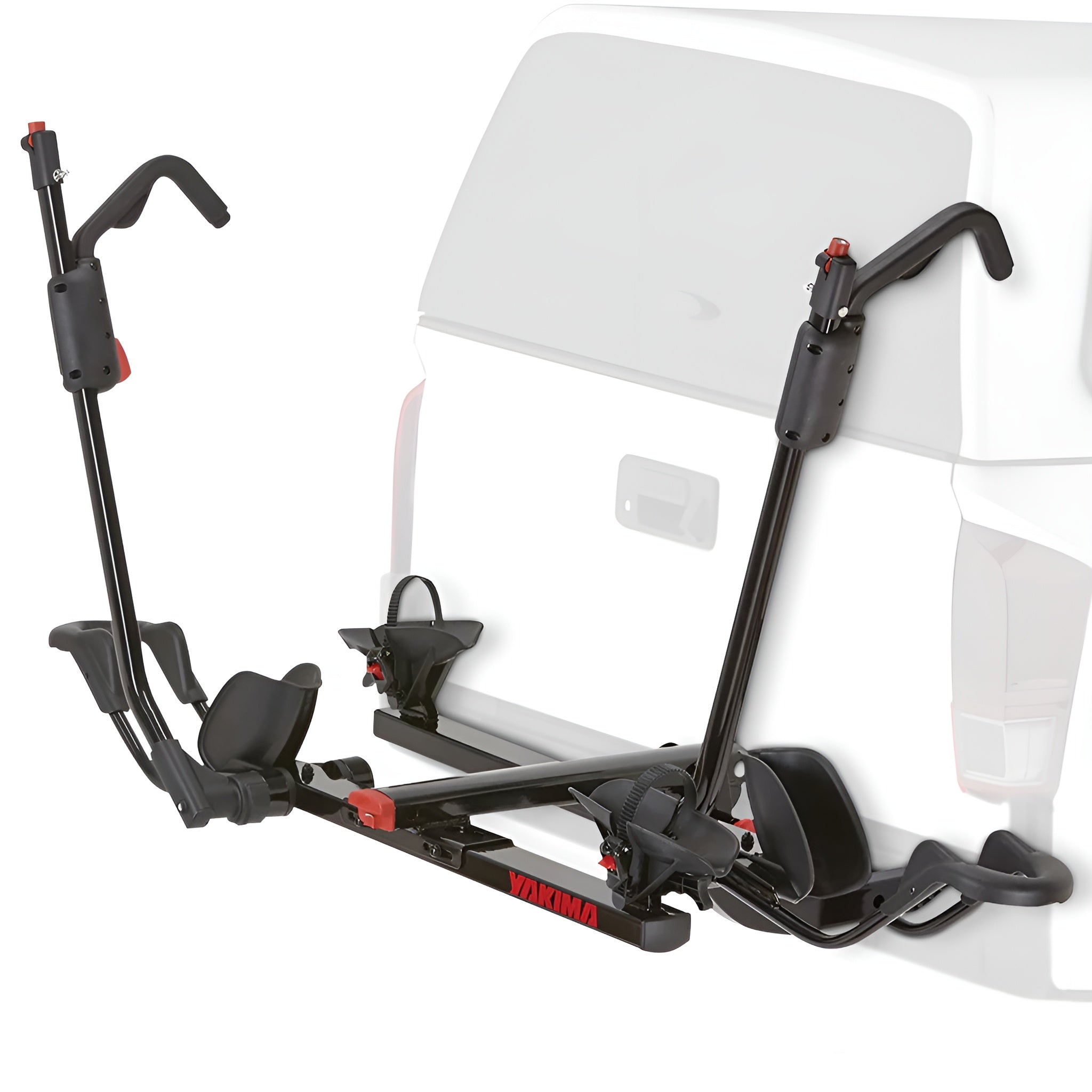 Yakima 2 Bike Capacity 2" Hitch Bicycle Bike Rack w/SKS Locks, Black (For Parts)