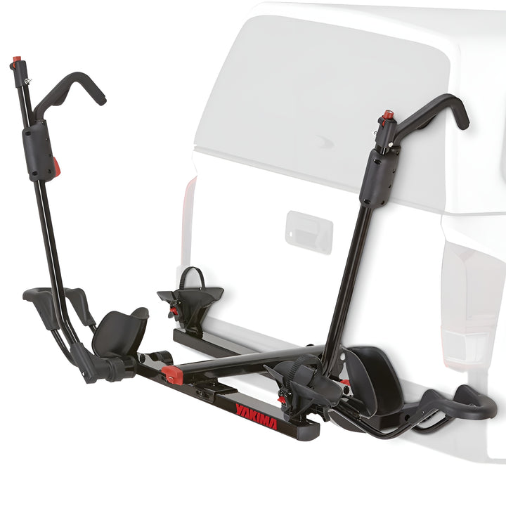 Yakima HoldUp 2 Bike Capacity 2" Hitch Bike Rack w/SKS Locks, Black (Open Box)