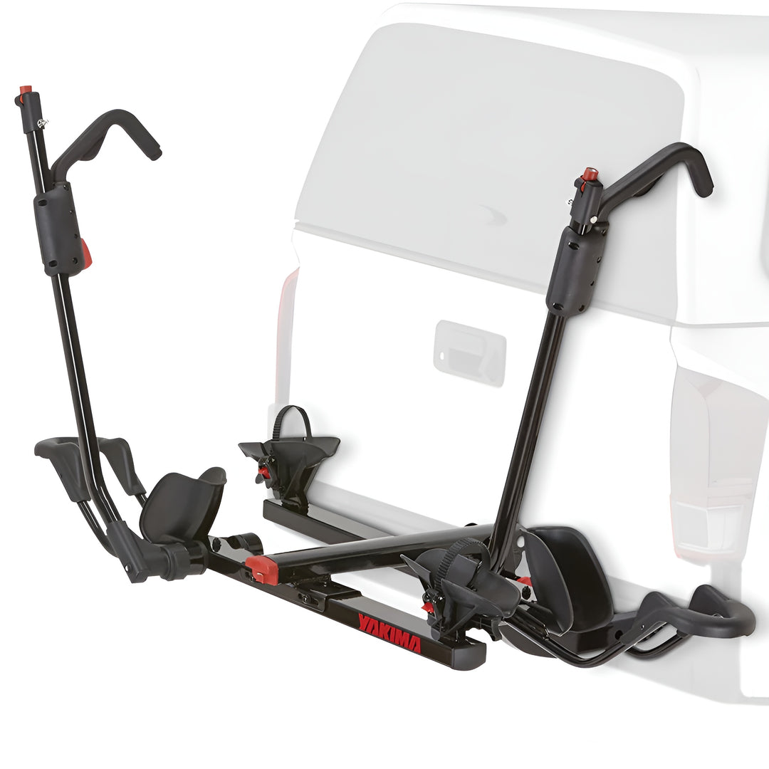 Yakima HoldUp 2 Bike Capacity 2" Hitch Bicycle Bike Rack with SKS Locks, Black