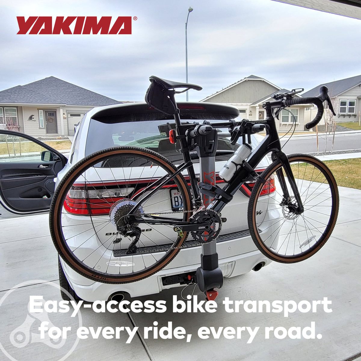 Yakima Tilt Away Hitch Bike Rack Holds 2 Bikes for Cars, SUVs, Trucks(For Parts)