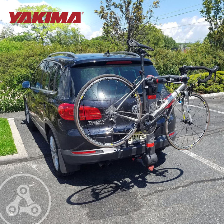 Yakima RidgeBack Tilt Away Hitch Bike Rack Holds 2 Bikes for Cars, SUVs, Trucks