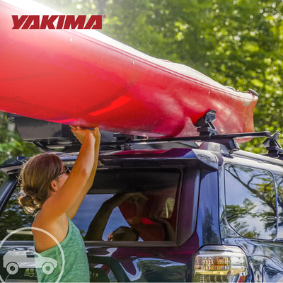 Yakima Rooftop Boat Loader w/Heavy Duty Straps & Bow & Stern Tie Downs(Open Box)