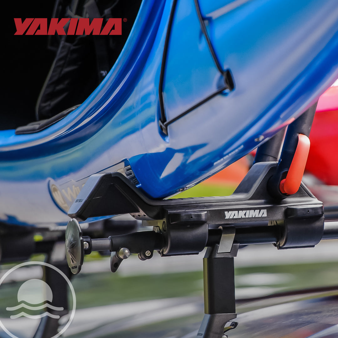 Yakima JayLow Rooftop Mounted Kayak Rack for Carrying Up To 2 Kayaks (Used)
