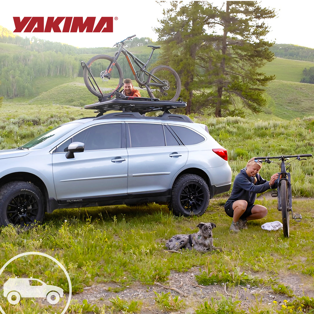 YAKIMA Landing Pad 15, Fixed Point Mounts for 2015-2019 Subaru Outback, Black
