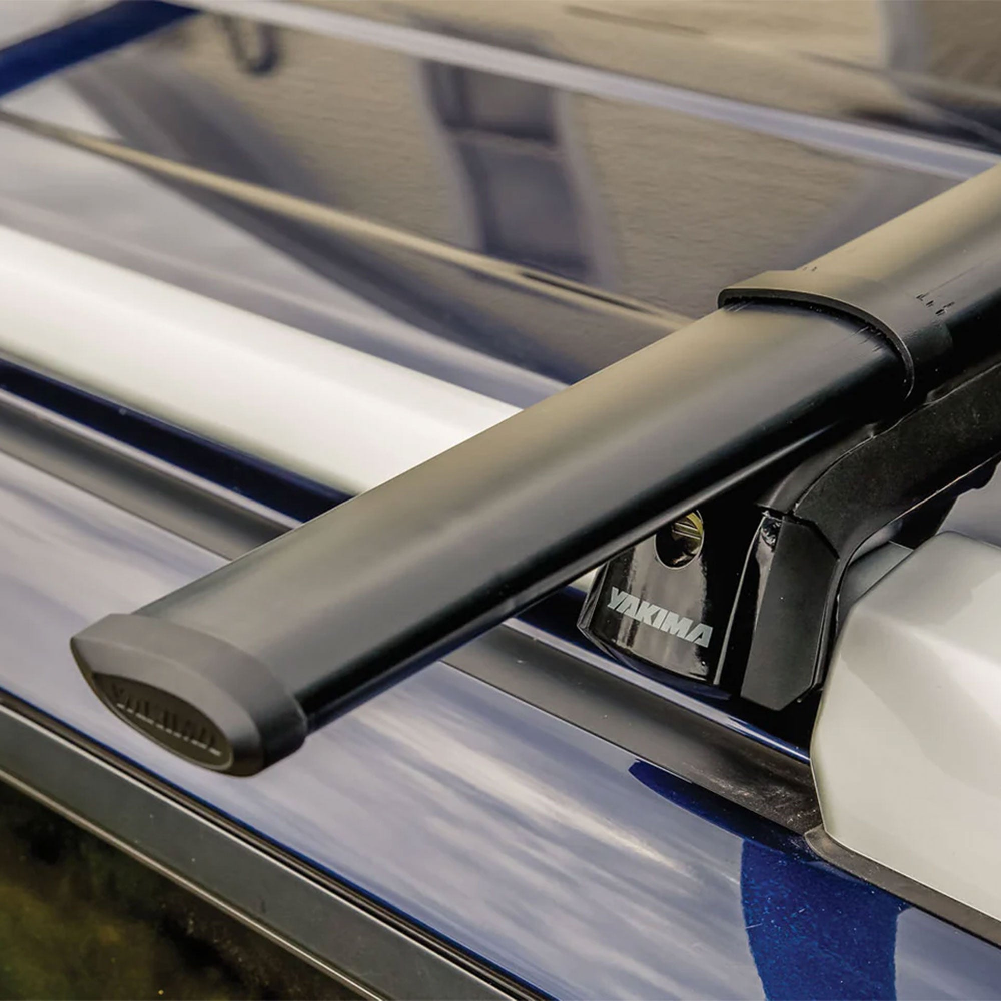 YAKIMA 50 Inch Steel CoreBar Aerodynamic Roof Rack Crossbars, Black, Set of 2 - VMInnovations