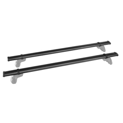 YAKIMA 50 Inch Steel CoreBar Aerodynamic Roof Rack Crossbars, Black, Set of 2