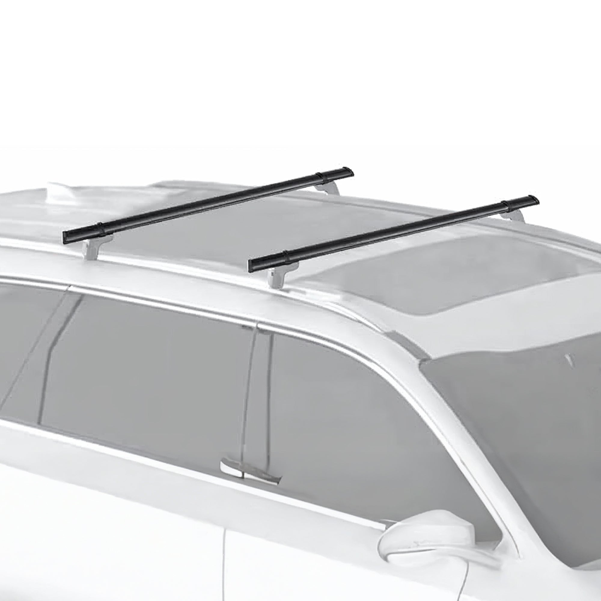 YAKIMA 60' Steel CoreBar Aerodynamic Roof Rack Crossbars, Black, Set of 2 (Used)