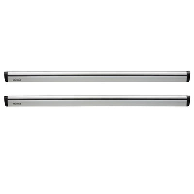 Yakima 60" Pair Aluminum JetStream Aerodynamic Roof Rack Crossbars, Silver(Used)