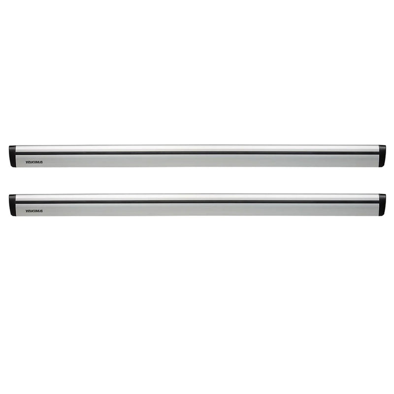 Yakima 60" Pair Aluminum JetStream Aerodynamic Roof Rack Crossbars, Silver(Used)