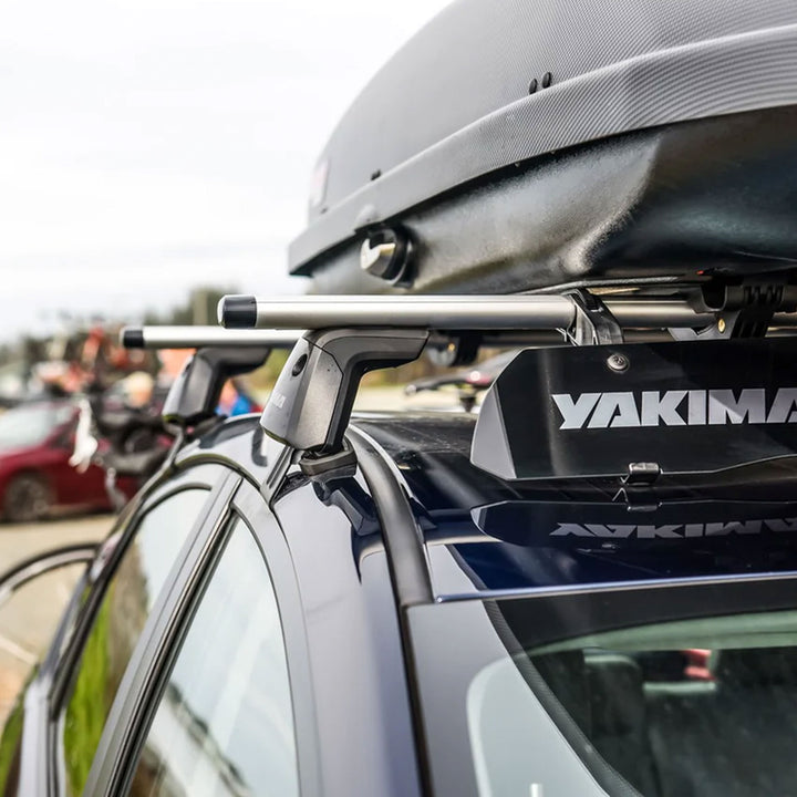 Yakima 60" Pair Aluminum JetStream Aerodynamic Roof Rack Crossbars, Silver(Used)