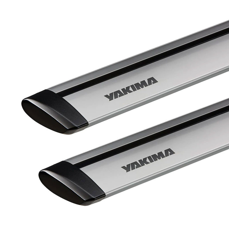 Yakima 60" Pair Aluminum JetStream Aerodynamic Roof Rack Crossbars, Silver(Used)