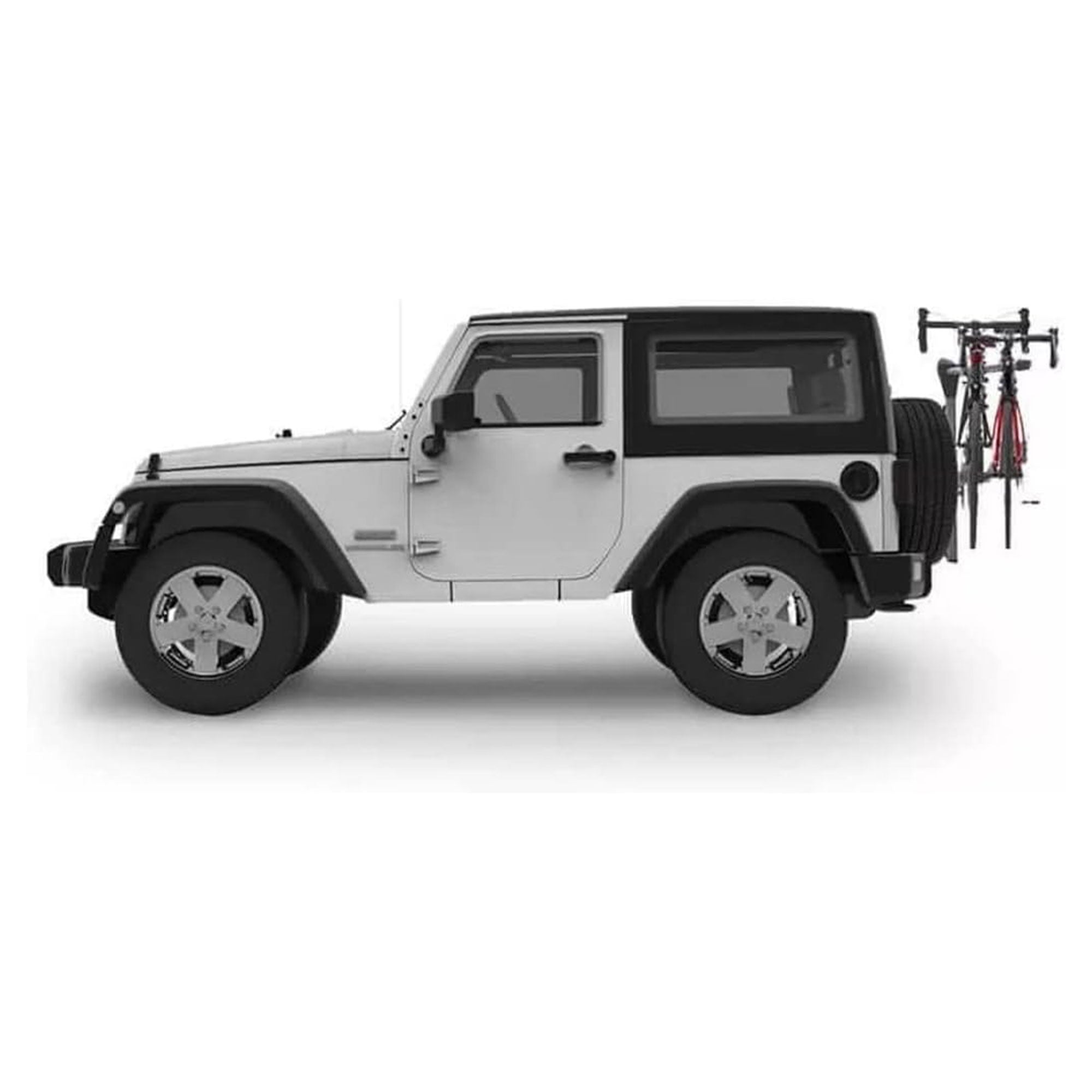 Yakima Vehicle Rear Spare Tire Mounted 2 Bike Bicycle Rack, Gray/Black (Used) - VMInnovations