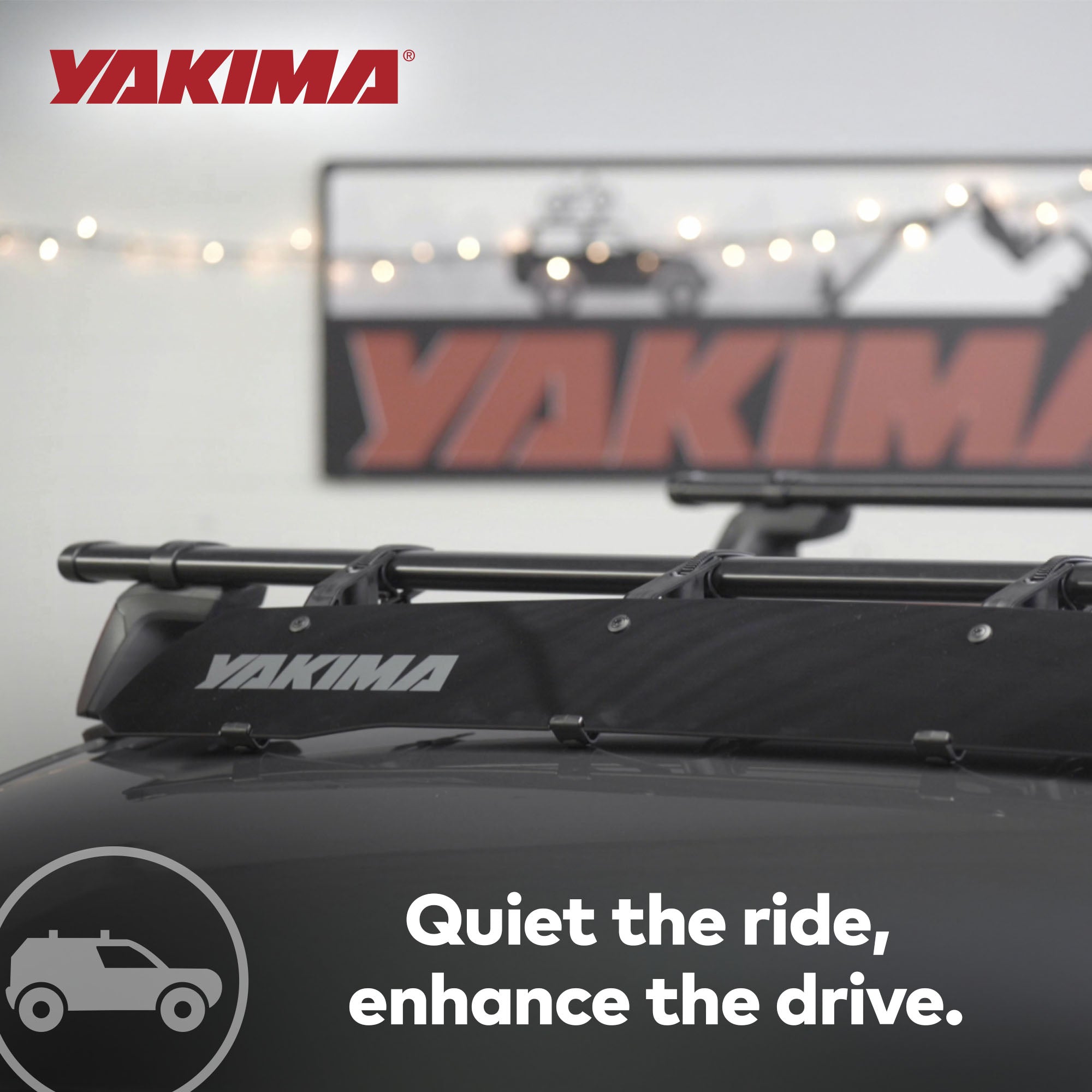 Yakima WindShield 52 Inch Roof Rack Wind Fairing, Compatible w/StreamLine Towers - VMInnovations