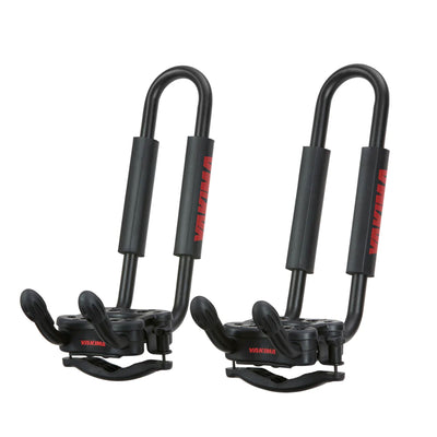 YAKIMA JayHook J-Cradle Rooftop 1 Kayak Mount, Rack w/Padding & Tie Downs (Used) - VMInnovations