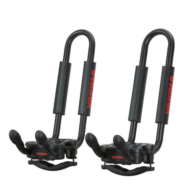 YAKIMA JayHook J-Cradle Rooftop 1 Kayak Mount, Roof Rack w/Padding & Tie Downs - VMInnovations