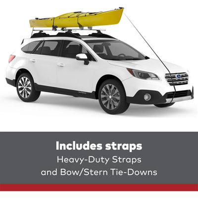 YAKIMA Rooftop Mounted Kayak Rack for Vehicles, Set of 2 Kayak Rollers (Used) - VMInnovations