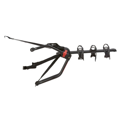 Yakima HangOut Car Trunk Compact Foldable 3 Bicycle Mount Rack Carrier, Black