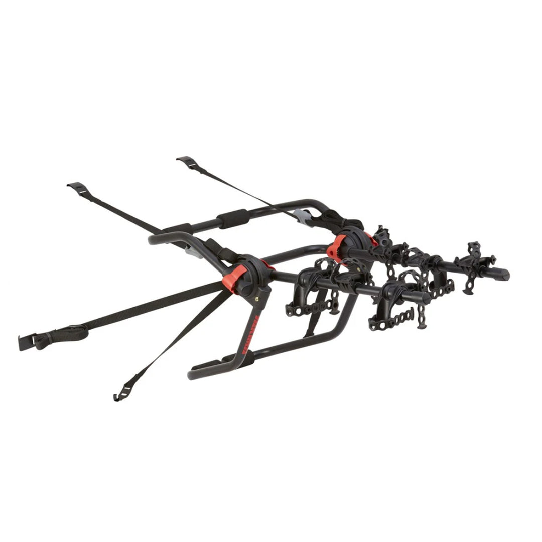 Yakima HangOut Car Trunk Compact Foldable 3 Bicycle Mount Rack Carrier, Black