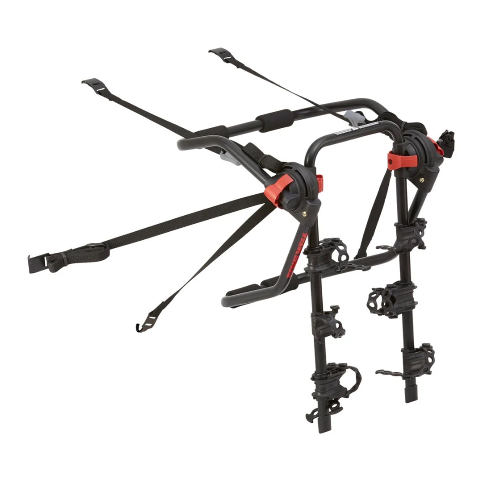 Yakima HangOut Car Trunk Compact Foldable 3 Bicycle Mount Rack Carrier, Black - VMInnovations