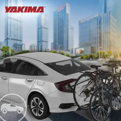 Yakima Car Trunk Compact Foldable 2 Bicycle Mount Rack Carrier, Black (Open Box) - VMInnovations
