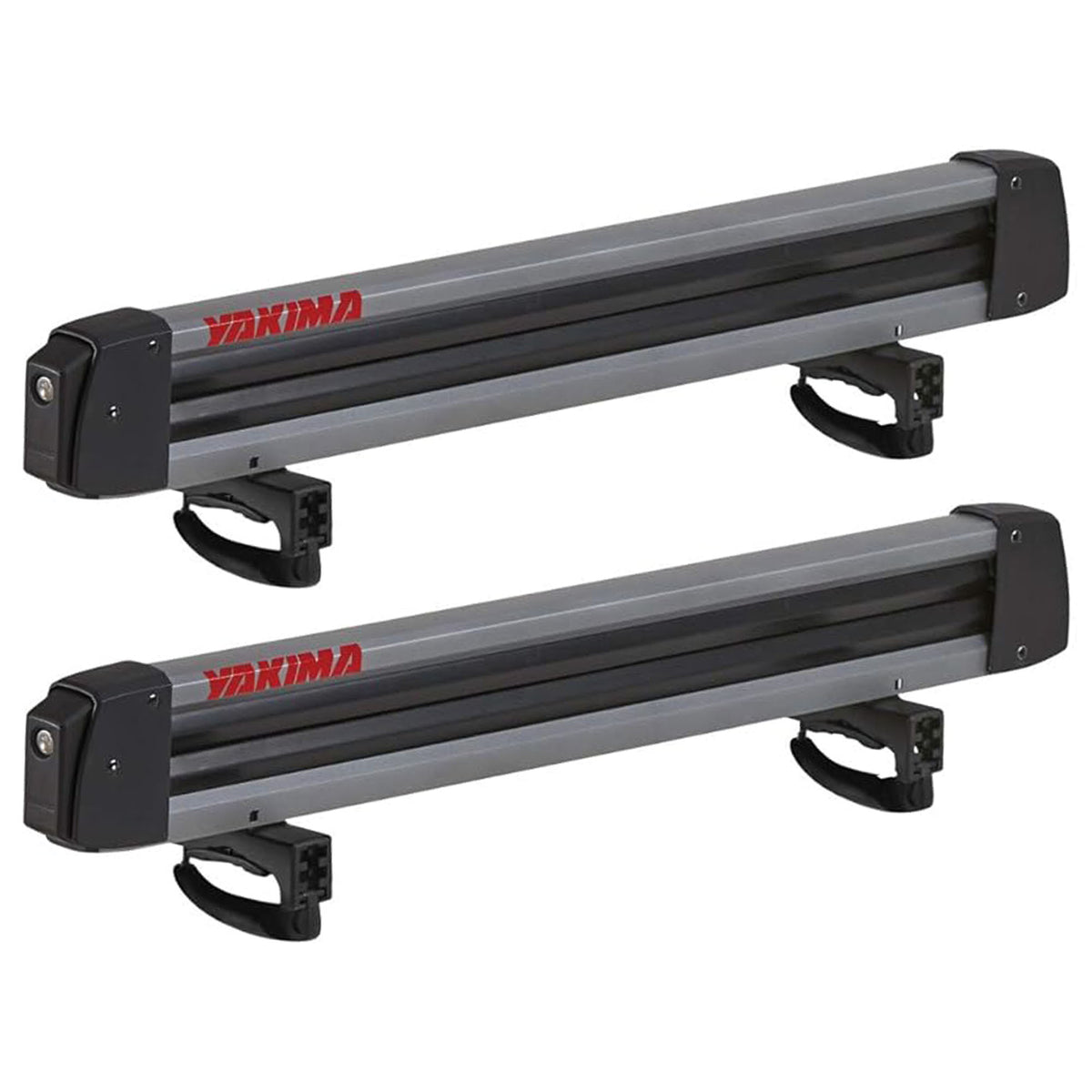 Yakima FreshTrack 6 Universal Car Roof Ski and Snowboard Rack, Black (Open Box)