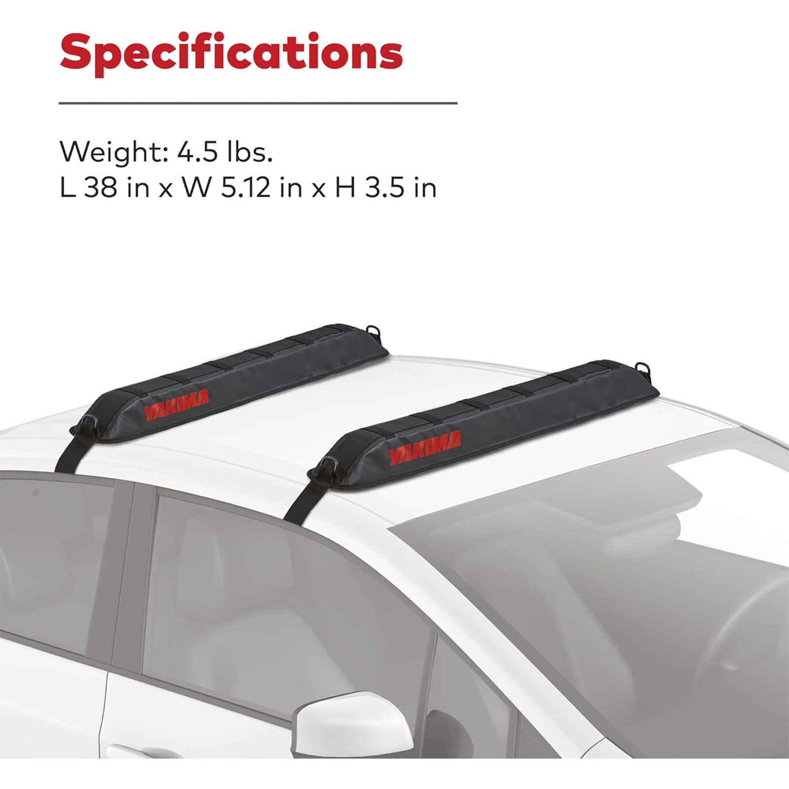 Yakima EasyTop Temporary Roof Rack with Heavy Duty Straps for Boats and Boards - VMInnovations