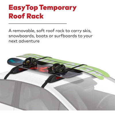 Yakima EasyTop Temporary Roof Rack with Heavy Duty Straps for Boats and Boards