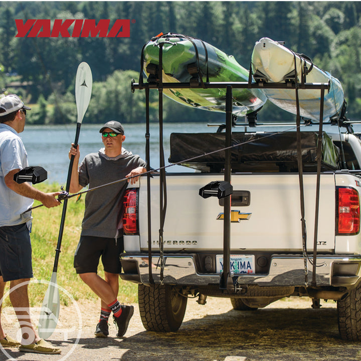 Yakima Aluminum Hitch Mounted Adjustable Truck Bed Extender Rack, Black (Used)