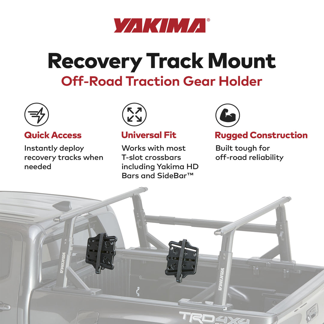 Yakima 35 Pound Load Capacity Recovery Track Mount for Yakima HD Bars or SideBar - VMInnovations