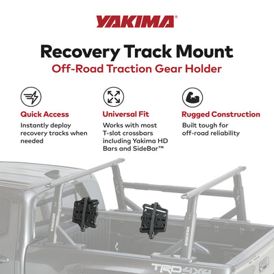 Yakima 35lb Capacity Recovery Track Mount for Yakima Bars or SideBar(Open Box)